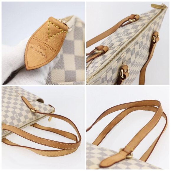 LOUIS VUITTON Damier Azur Totally PM Tote Bag N41280 LV Auth 147355 - Picture 16 of 16